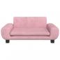 Preview: Hundebett Rosa 70x45x33 cm Samt