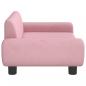 Preview: Hundebett Rosa 70x45x33 cm Samt