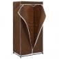 Preview: Kleiderschrank Braun 75×50×160 cm