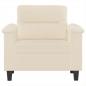 Preview: Sessel Beige 60 cm Mikrofasergewebe