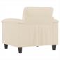 Preview: Sessel Beige 60 cm Mikrofasergewebe