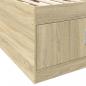 Preview: Tagesbett mit Schubladen Sonoma-Eiche 90x200 cm Holzwerkstoff