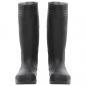 Preview: Gummistiefel Schwarz Größe 40 PVC