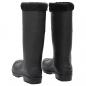 Preview: Gummistiefel mit Herausnehmbarem Innenfutter Schwarz Gr. 46 PVC