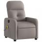 Preview: Massagesessel Elektrisch Taupe Stoff