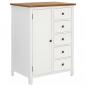 Preview: ARDEBO.de - Kleiderschrank 76x52x105 cm Eiche Massivholz