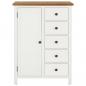 Preview: Kleiderschrank 76x52x105 cm Eiche Massivholz