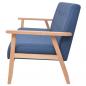 Preview: 3-Sitzer-Sofa Stoff Blau