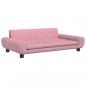 Preview: Hundebett Rosa 100x54x33 cm Samt