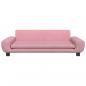 Preview: Hundebett Rosa 100x54x33 cm Samt