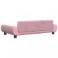 Preview: Hundebett Rosa 100x54x33 cm Samt