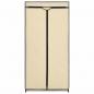 Preview: Kleiderschrank Creme 75×50×160 cm