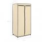 Preview: Kleiderschrank Creme 75×50×160 cm