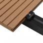 Preview: WPC Massive Terrassendielen mit Zubehör 20 m² 2,2 m Teak