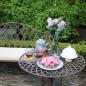 Preview: Esschert Design Gartenbank aus Metall im Altenglischen Stil MF009