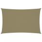 Preview: Sonnensegel Oxford-Gewebe Rechteckig 2x4,5 m Beige