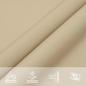 Preview: Sonnensegel Oxford-Gewebe Rechteckig 2x4,5 m Beige