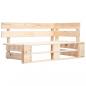 Preview: ARDEBO.de - Outdoor-Eckbank Paletten Holz