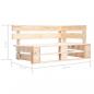 Preview: Outdoor-Eckbank Paletten Holz