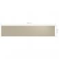 Preview: Balkon-Sichtschutz Beige 120x600 cm Oxford-Gewebe