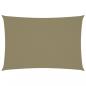 Preview: ARDEBO.de - Sonnensegel Oxford-Gewebe Rechteckig 3x5 m Beige