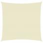 Preview: ARDEBO.de - Sonnensegel Oxford-Gewebe Quadratisch 4,5x4,5 m Creme