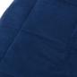 Preview: Gewichtsdecke Blau 220x260 cm 11 kg Stoff