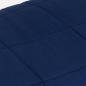 Preview: Gewichtsdecke Blau 152x203 cm 7 kg Stoff