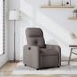 Preview: ARDEBO.de - Relaxsessel Taupe Stoff