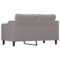 Preview: 2-Sitzer-Sofa Taupe 140 cm Stoff