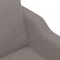 Preview: 2-Sitzer-Sofa Taupe 140 cm Stoff