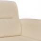 Preview: 3-Sitzer-Sofa Creme 180 cm Mikrofasergewebe