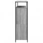 Preview: Schuhschrank mit 4 Klappen Grau Sonoma 100x34x112 cm