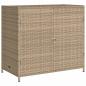 Preview: Gartenschrank Beige 83x45x76 cm Poly Rattan