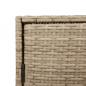 Preview: Gartenschrank Beige 83x45x76 cm Poly Rattan