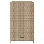 Preview: Gartenschrank Beige 83x45x76 cm Poly Rattan