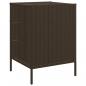 Preview: Gartenschrank Braun 55x59x80 cm Poly Rattan