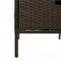 Preview: Gartenschrank Braun 55x59x80 cm Poly Rattan