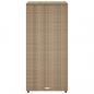 Preview: Gartenschrank Beige 50x55x115 cm Poly Rattan