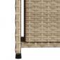 Preview: Gartenschrank Beige 50x55x115 cm Poly Rattan