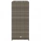 Preview: Gartenschrank Grau 105x55x113 cm Poly Rattan