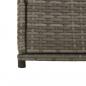 Preview: Gartenschrank Grau 105x55x113 cm Poly Rattan