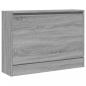 Preview: Schuhschrank Grau Sonoma 80x21x57 cm Holzwerkstoff