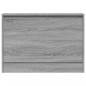 Preview: Schuhschrank Grau Sonoma 80x21x57 cm Holzwerkstoff