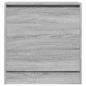 Preview: Schuhschrank Grau Sonoma 60x34x63,5 cm Holzwerkstoff