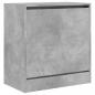 Preview: Schuhschrank Betongrau 60x34x63,5 cm Holzwerkstoff