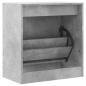 Preview: Schuhschrank Betongrau 60x34x63,5 cm Holzwerkstoff