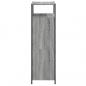 Preview: Schuhschrank Grau Sonoma 60x34x112 cm Holzwerkstoff