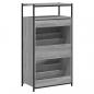 Preview: Schuhschrank Grau Sonoma 60x34x112 cm Holzwerkstoff