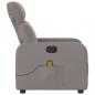 Preview: Massagesessel Elektrisch Taupe Stoff